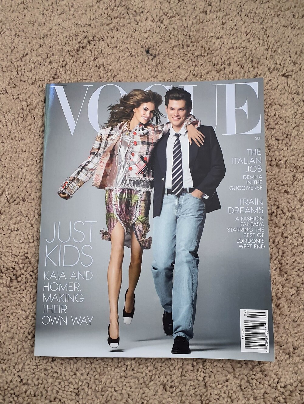 Vogue Magazine USA September 2026 Issue Featuring Kaia and Homer